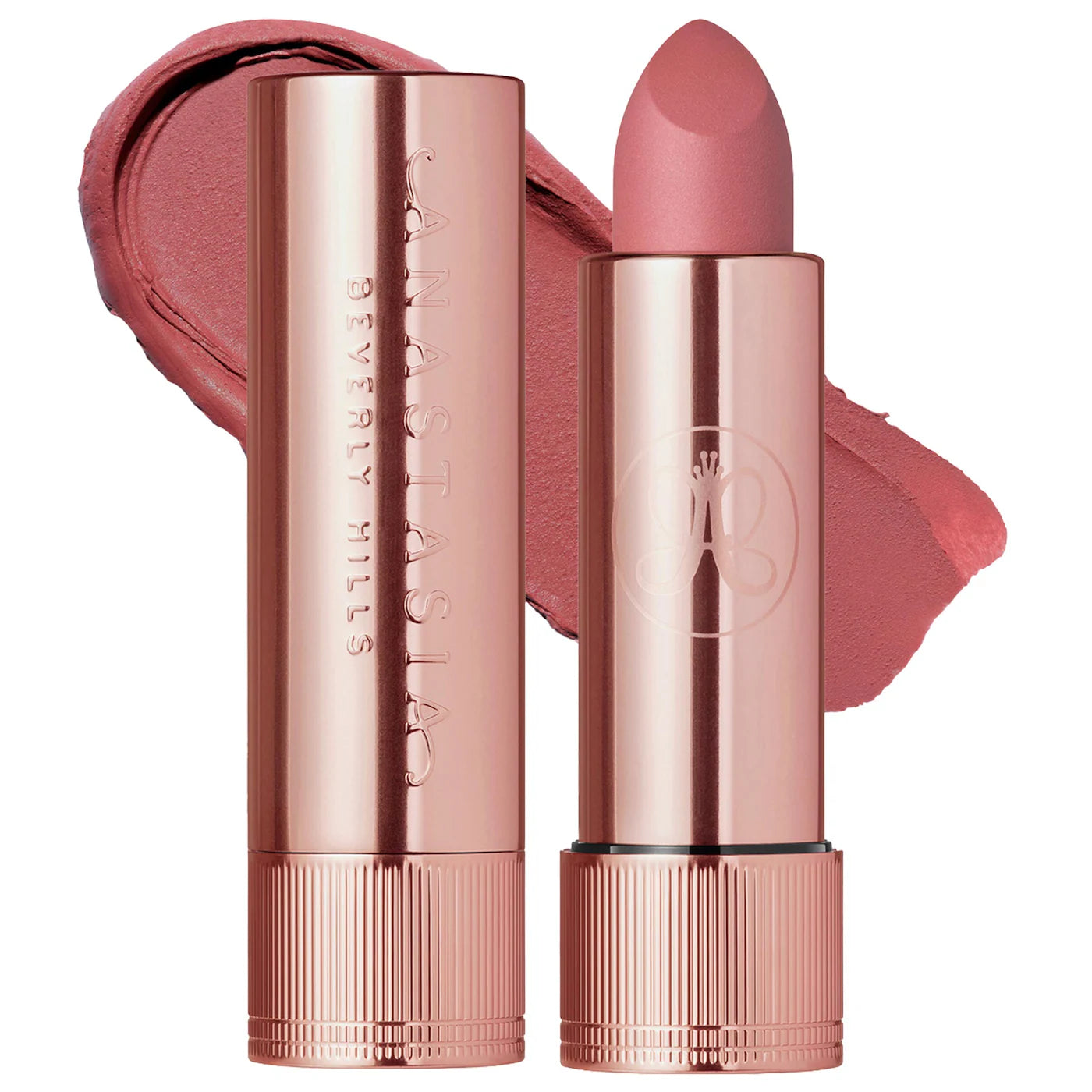 Anastasia Beverly Hills - Long-Wearing Matte & Satin Velvet Lipstick - HUSH ROSE