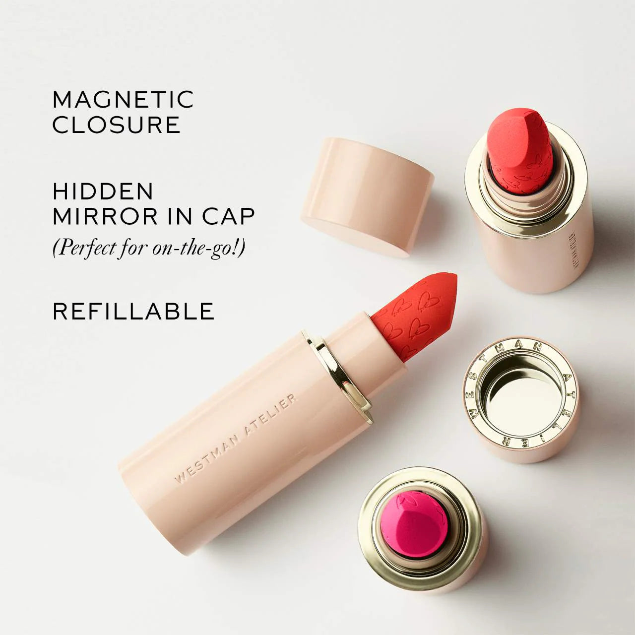 Westman Atelier - Lip Suede Hydrating Matte Lipstick - PETAL