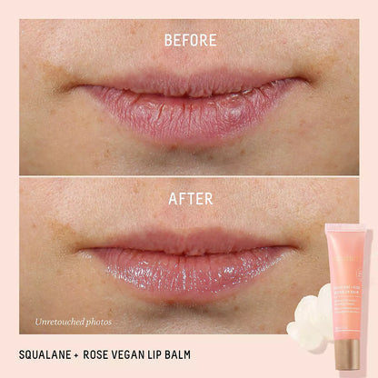 Biossance - Squalane + Rose Vegan Lip Balm