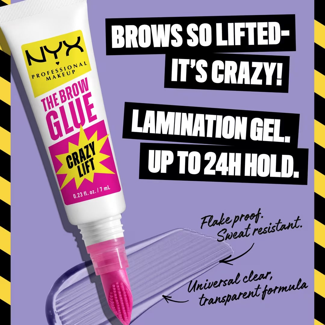 NYX Professional Makeup   The Brow Glue Crazy Lift