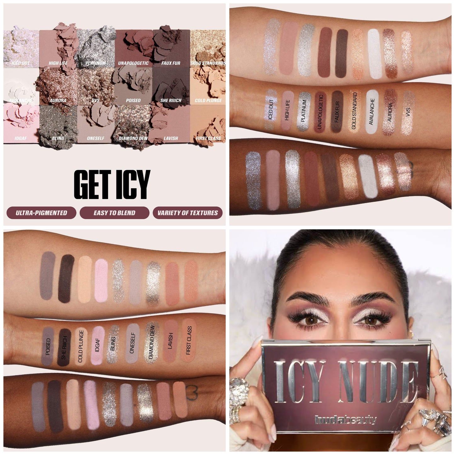 Huda Beauty - Icy Nude Eyeshadow Palette