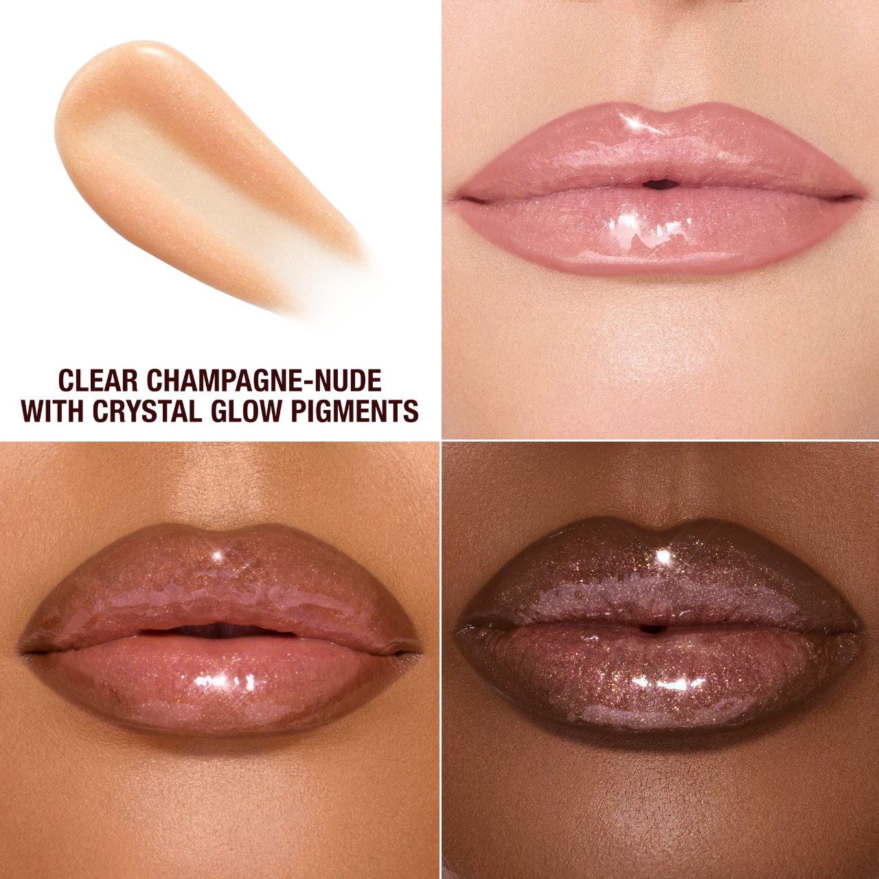 Charlotte Tilbury - Pillow Talk Big Lip Plumpgasm Plumping Lip Gloss - NUDEGASM DIAMONDS