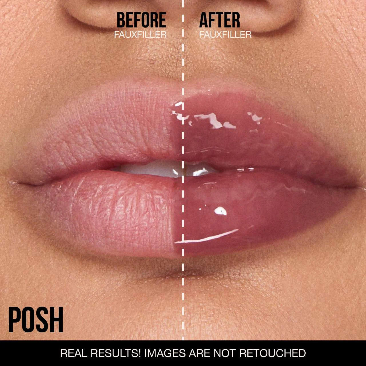 Huda Beauty - Faux Filler Shiny Non-Sticky Lip Gloss - POSH
