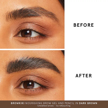 ONE/SIZE - BrowKiki Nourishing Tinted Brow Gel - DARK BROWN