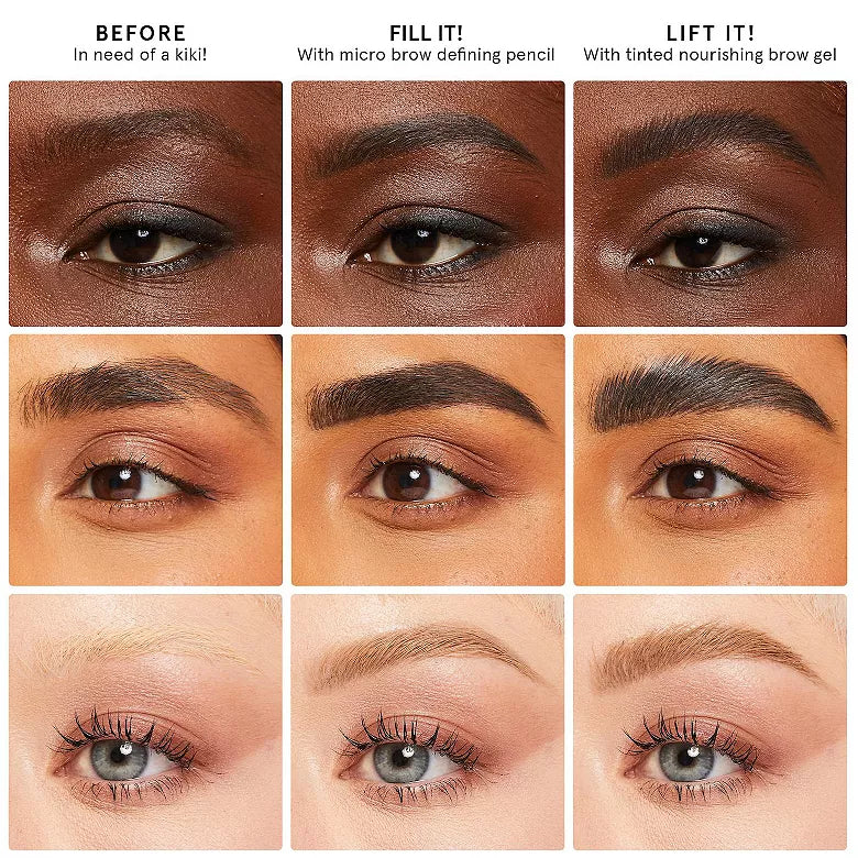 ONE/SIZE - BrowKiki Nourishing Tinted Brow Gel - DARK BROWN