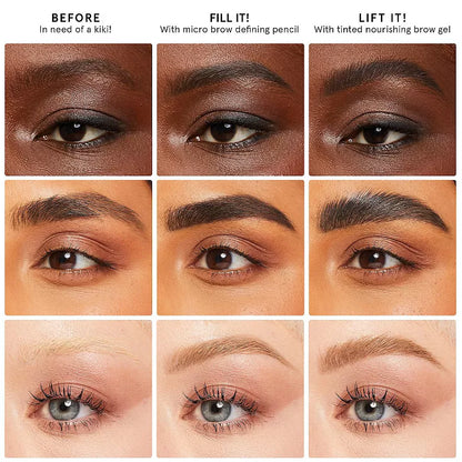 ONE/SIZE - BrowKiki Nourishing Tinted Brow Gel - DARK BROWN