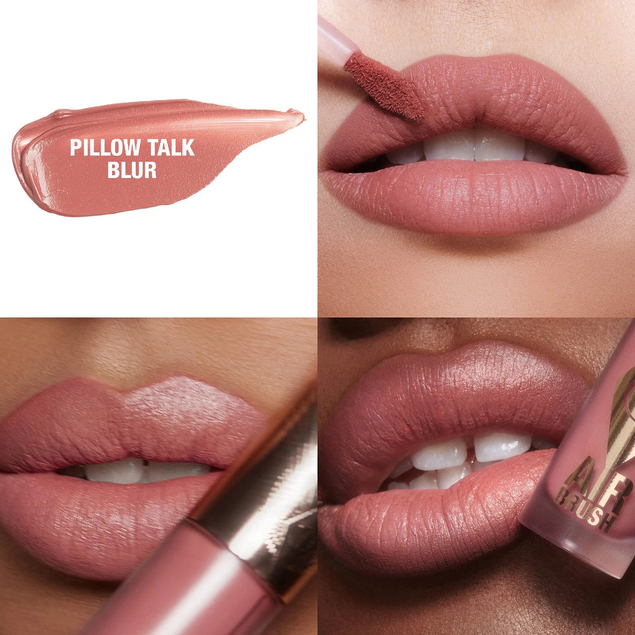 Charlotte Tilbury - Airbrush Flawless Matte Lip Blur Liquid Lipstick -  PILLOW TALK BLUR