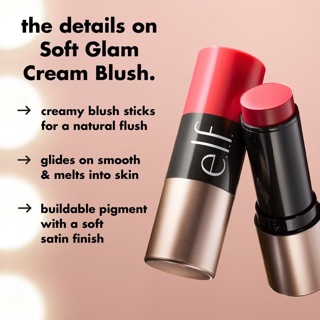 e.l.f - Soft Glam Cream Blush - HEAT CHECK