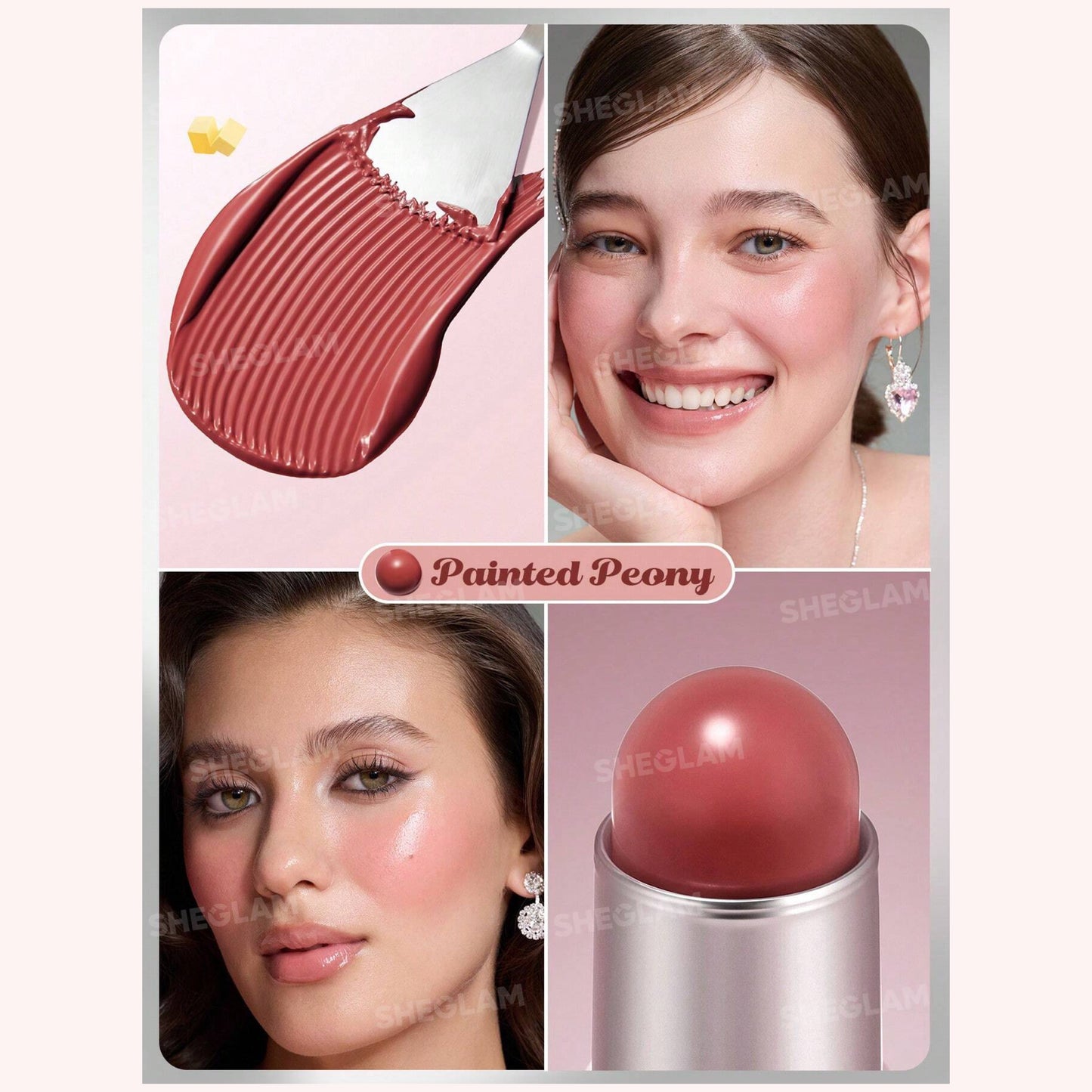 SHEGLAM - Buttery Bliss Blush Stick - PAINTED PEONY