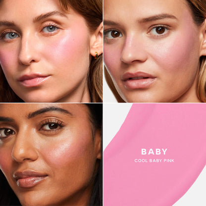 Saie - Dew Blush Liquid Cream Blush Mini - BABY