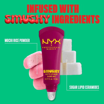 NYX Professional Makeup - Smushy Matte Lip Balm - SILLY SIPPIN