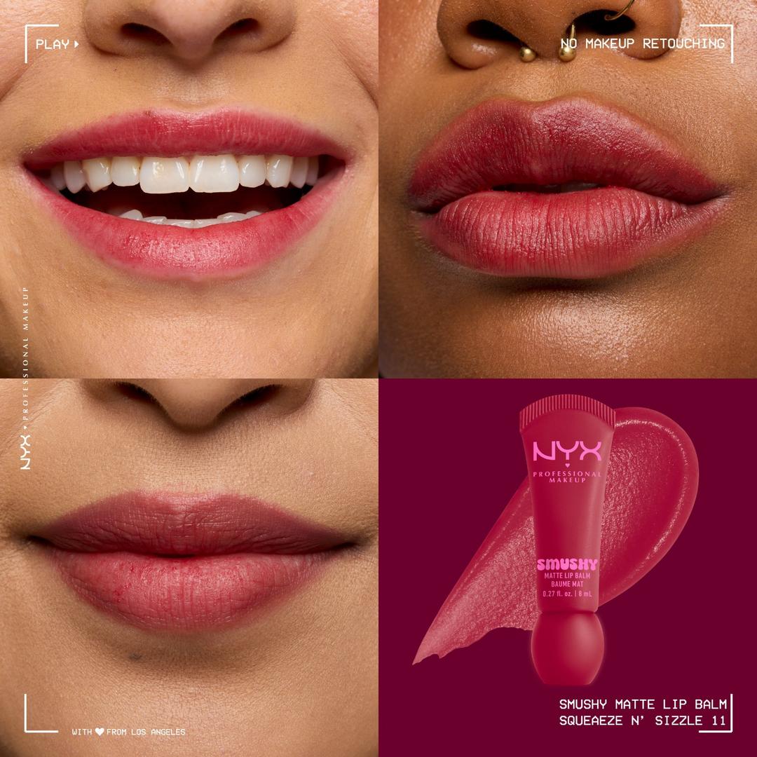 NYX Professional Makeup - Smushy Matte Lip Balm - SQUEEZE N’ SIZZLE