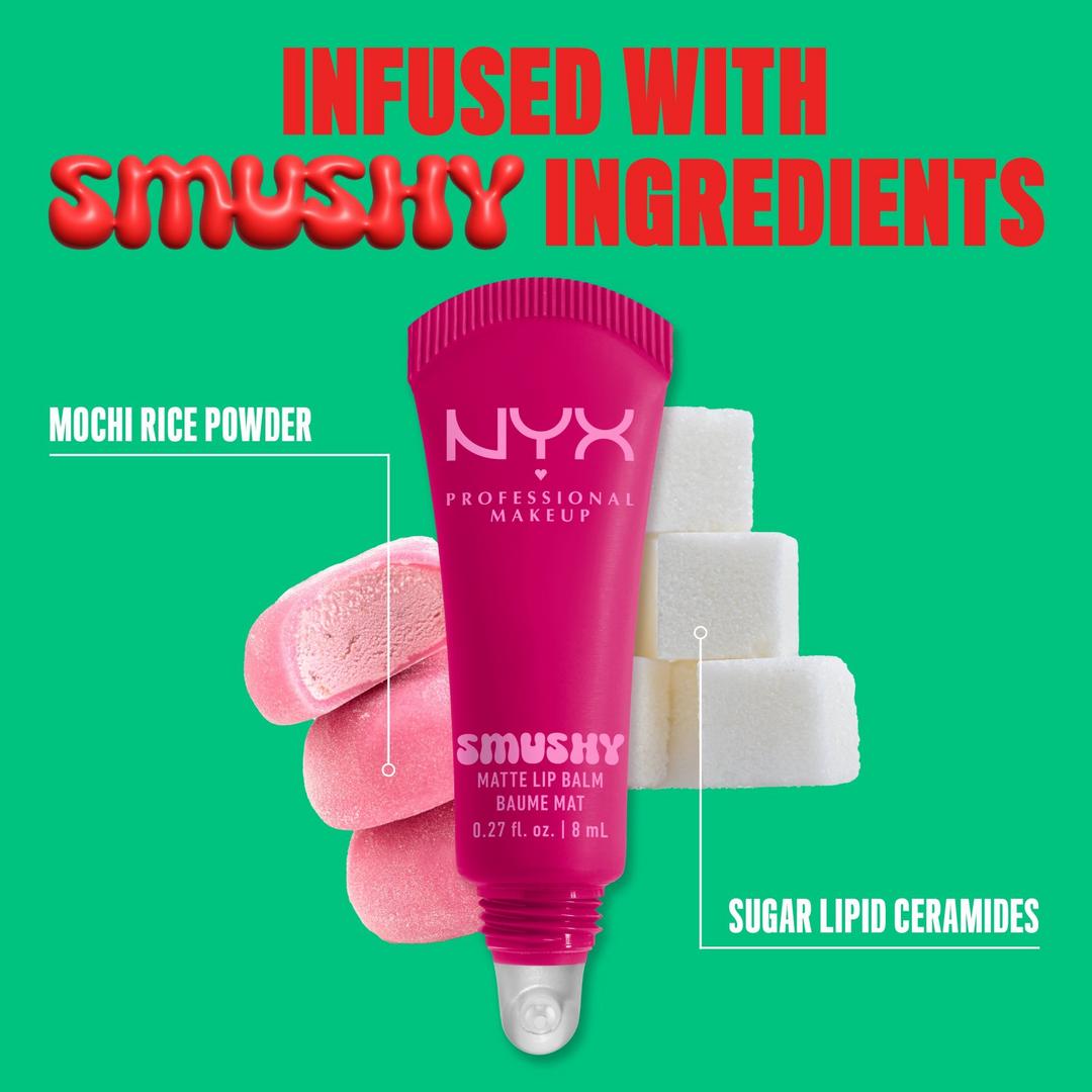 NYX Professional Makeup - Smushy Matte Lip Balm - SHE’S SERVING