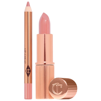 Charlotte Tilbury - Mini Pillow Talk Lipstick & Liner Set - PILLOW TALK FAIR