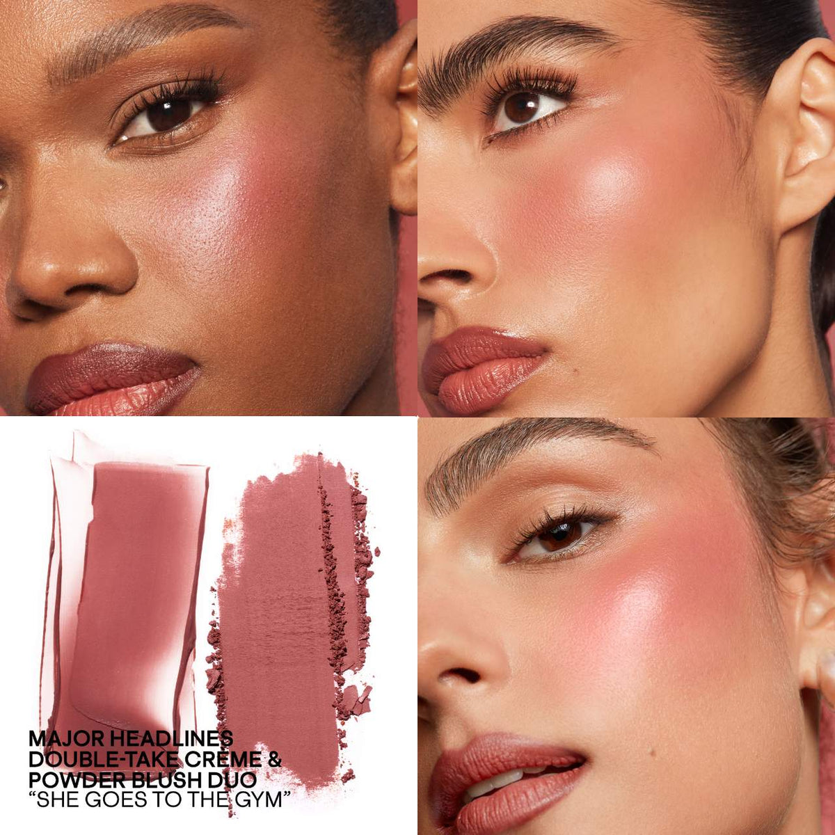 Patrick Ta - Mini Major Headlines Double-Take Crème & Powder Blush Duo - SHE GOES TO THE GYM