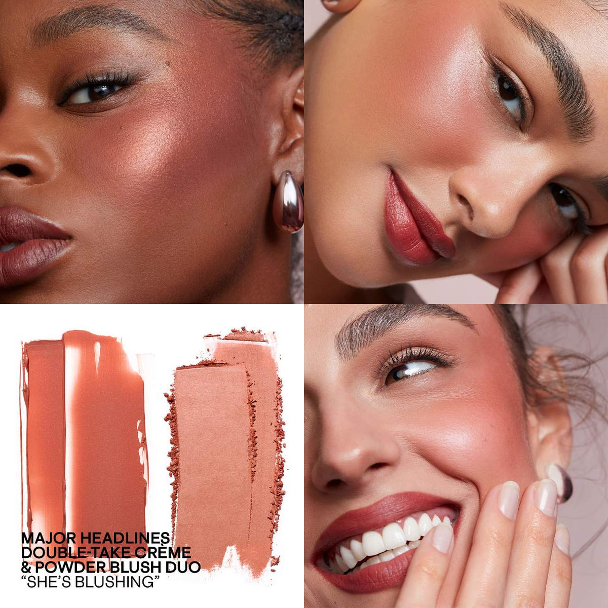 Patrick Ta - Mini Major Headlines Double-Take Crème & Powder Blush Duo - SHE’S BLUSHING