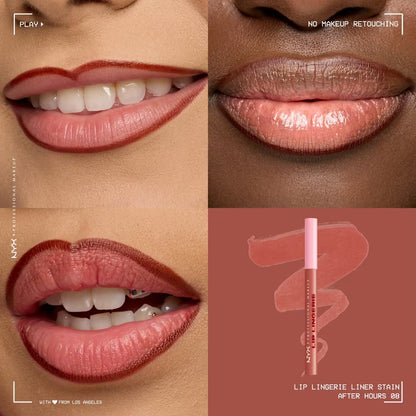 NYX Professional Makeup - Lingerie Lip Liner Stain - AFTER HOURS