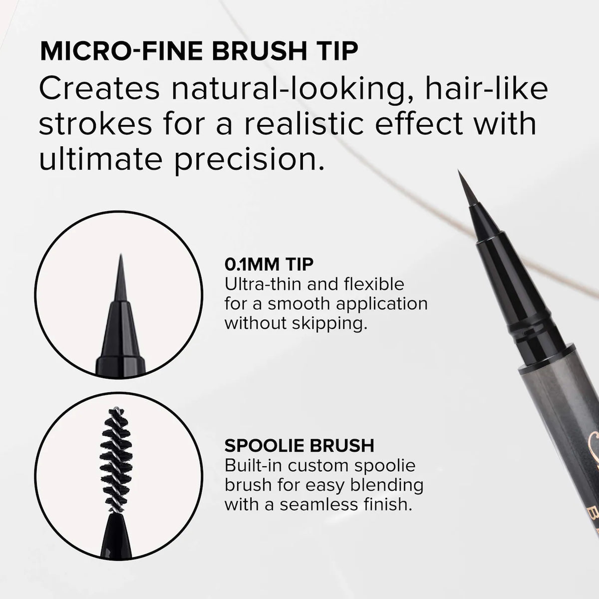 Anastasia Beverly Hills - MicroStroke Brow Pen - DARK BROWN