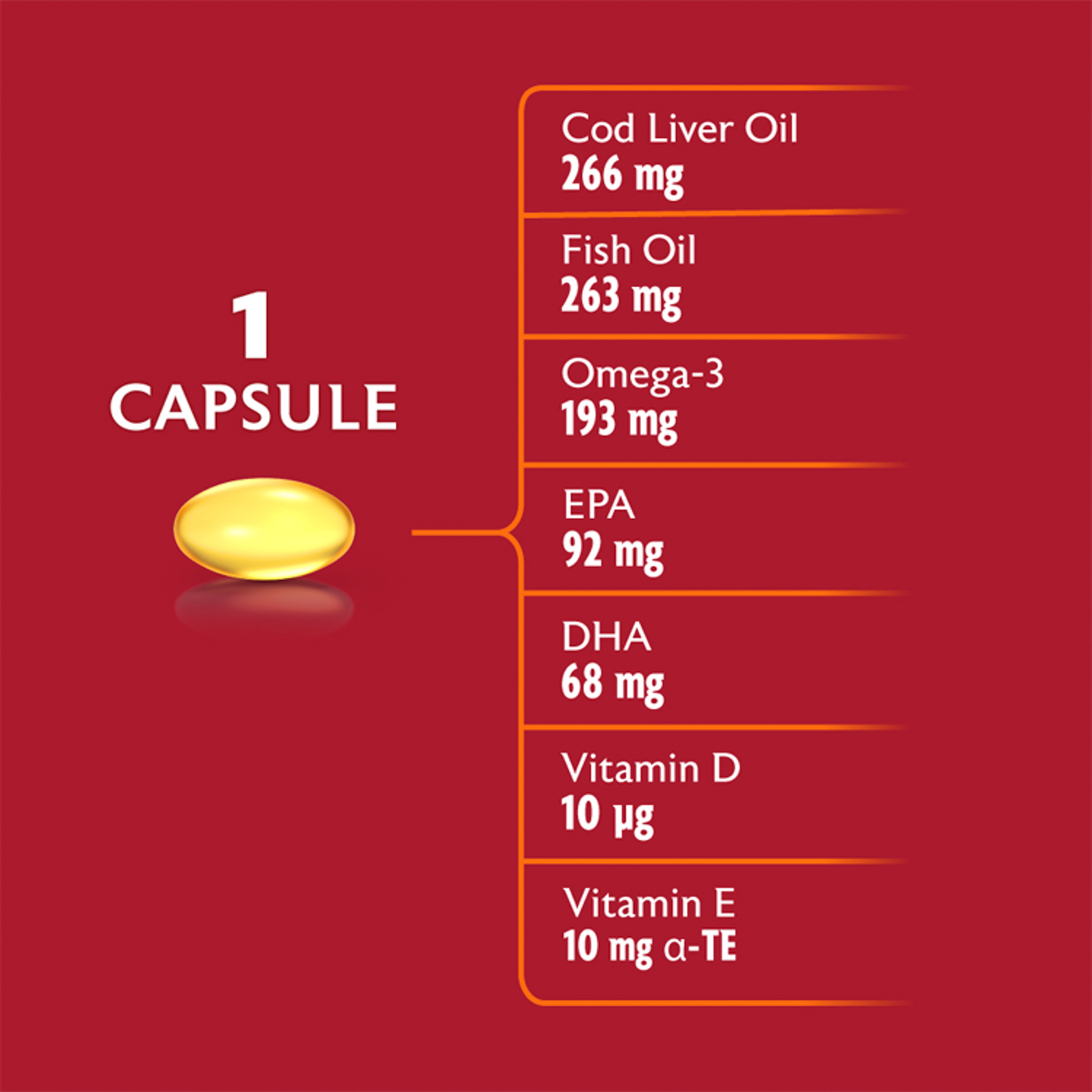 Seven Seas - Cod Liver Oil High Strength - 120 Capsules