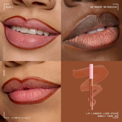 NYX Professional Makeup - Lingerie Lip Liner Stain - BARELY THERE