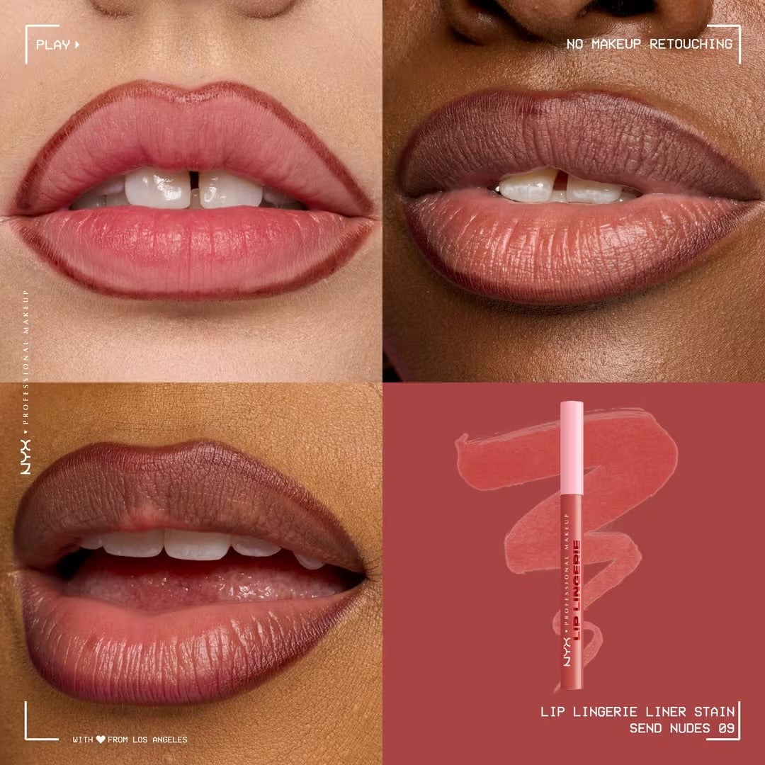 NYX Professional Makeup - Lingerie Lip Liner Stain - SEND NUDES