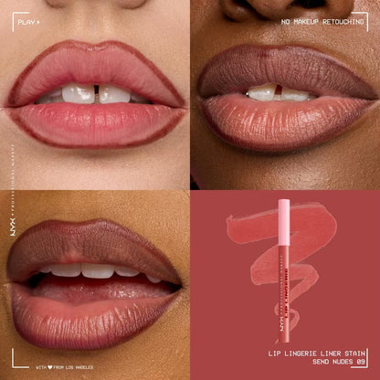 NYX Professional Makeup - Lingerie Lip Liner Stain - SEND NUDES