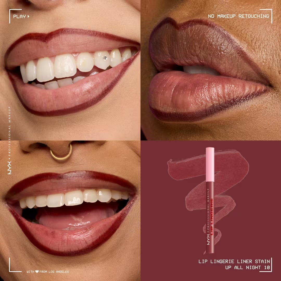 NYX Professional Makeup - Lingerie Lip Liner Stain - UP ALL NIGHT