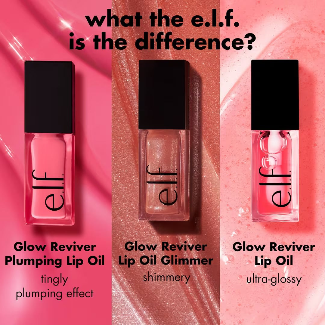 e.l.f - Glow Reviver Plumping Lip Oil - MAJOR MAUVE