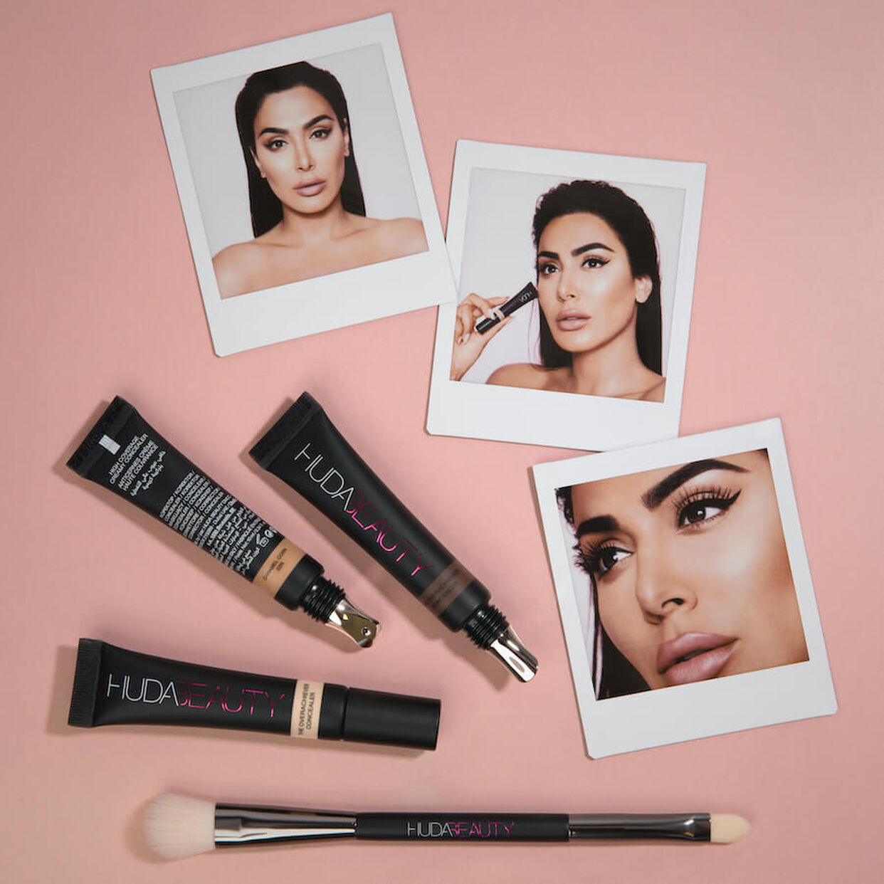 Huda Beauty - Face Conceal & Blend Dual Ended Brush