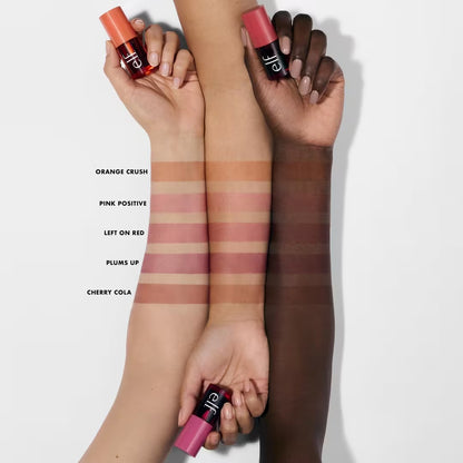 e.l.f - Sheer For It Blush Lip + Cheek Tint - LEFT ON RED