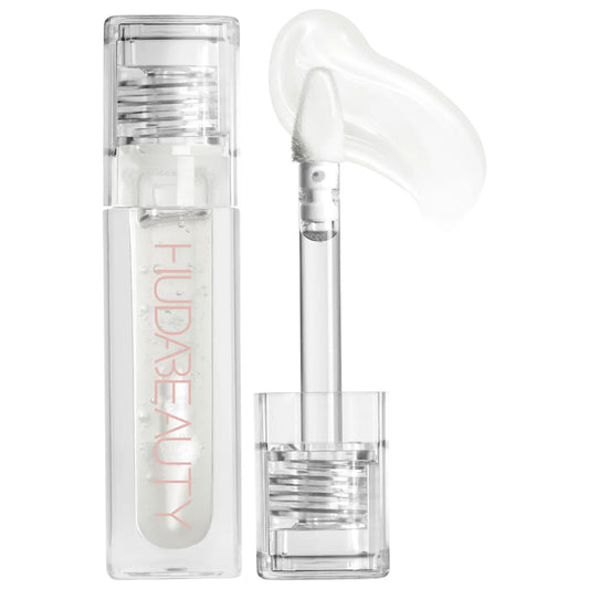 Huda Beauty - Faux Filler Shiny Non-Sticky Lip Gloss - GLASSY