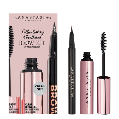 Anastasia Beverly Hills - Fuller Looking & Feathered Brow Kit - MEDIUM BROWN