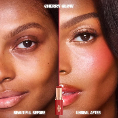 Charlotte Tilbury - Unreal Lip + Cheek Glow Blush Stick - CHERRY GLOW