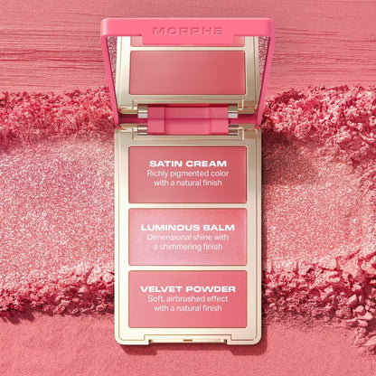 Morphe - Cheek Thrills Multi-Finish Face Trio - BLIND DATE