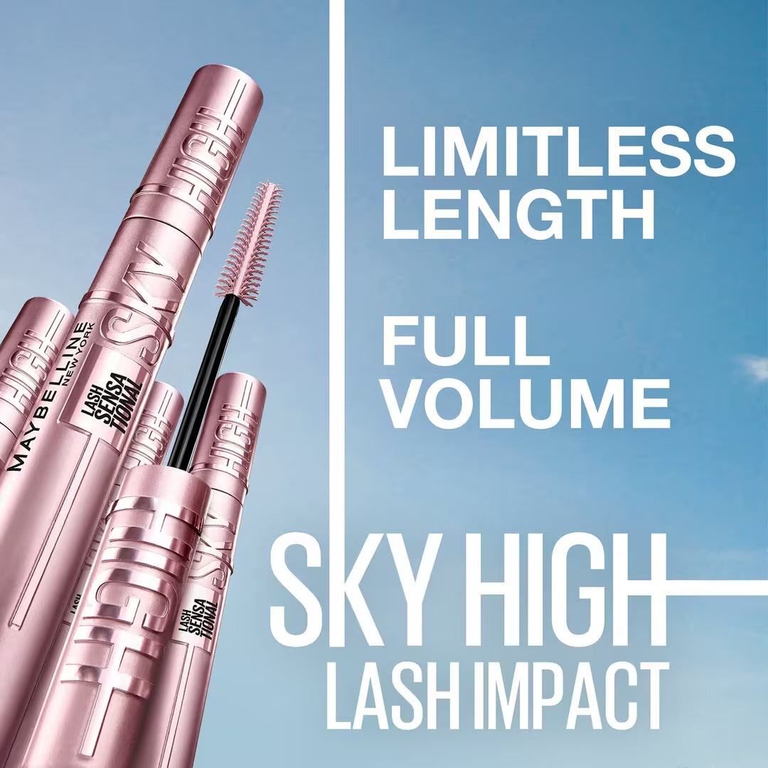 Maybelline - Lash Sensational Sky High Mascara - BLACKEST BLACK