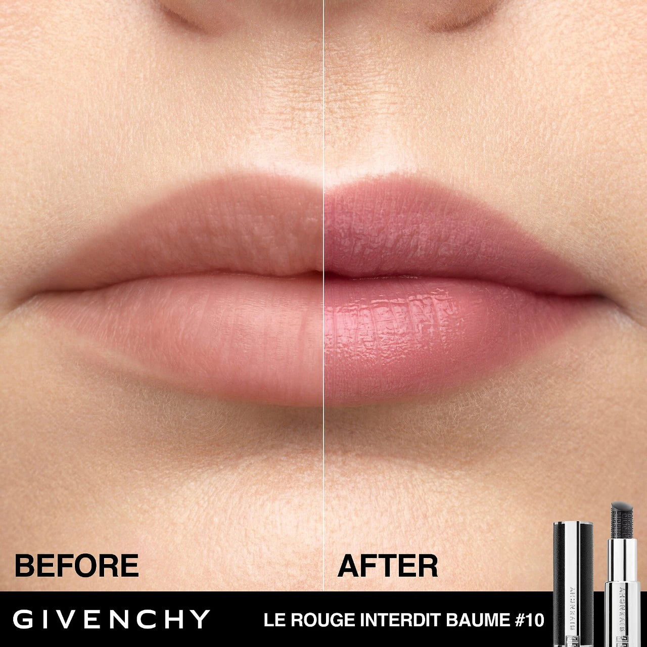 Givenchy - Le Rouge Interdit pH Reactive Hydrating Universal Black Lip Balm