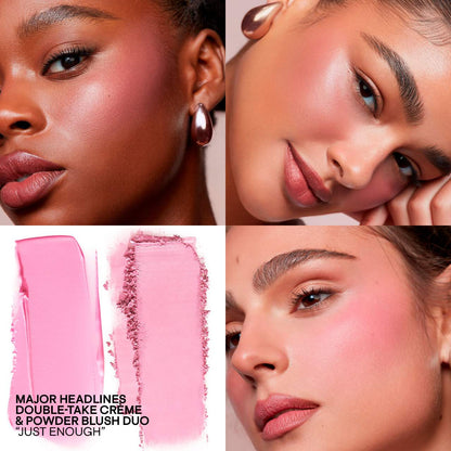 Patrick Ta - Major Headlines Double-Take Crème & Powder Blush Duo - JUST ENOUGH