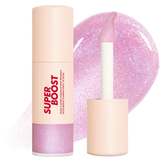 MAKE UP FOR EVER - Super Boost Moisturizing & Plumping Lip Gloss - 03 FESTIVAL LILAC