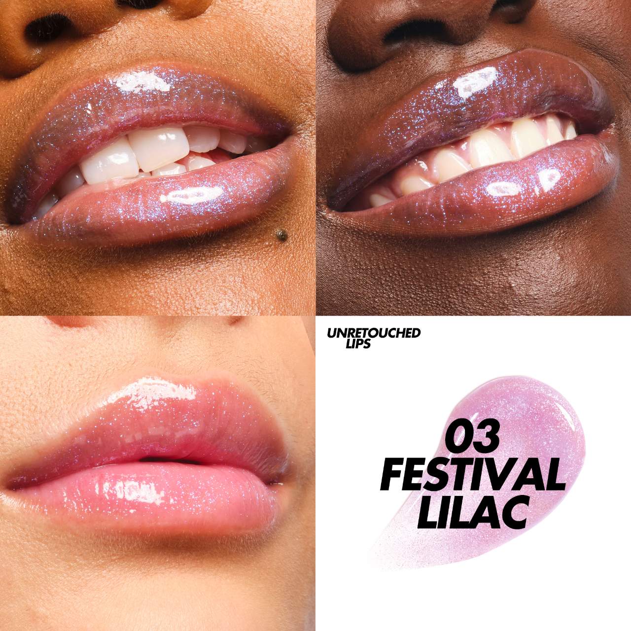 MAKE UP FOR EVER - Super Boost Moisturizing & Plumping Lip Gloss - 03 FESTIVAL LILAC
