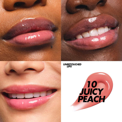 MAKE UP FOR EVER - Super Boost Moisturizing & Plumping Lip Gloss - 10 JUICY PEACH