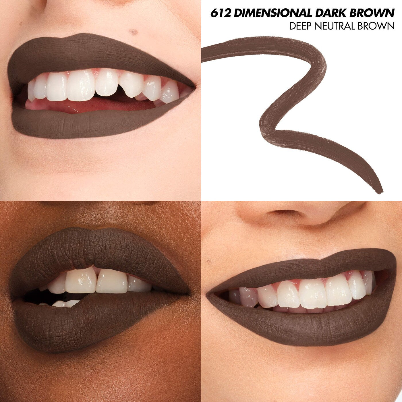 MAKE UP FOR EVER - Artist Color Pencil Extreme Waterproof Lip Liner - 612 DIMENSIONAL DARK BROWN