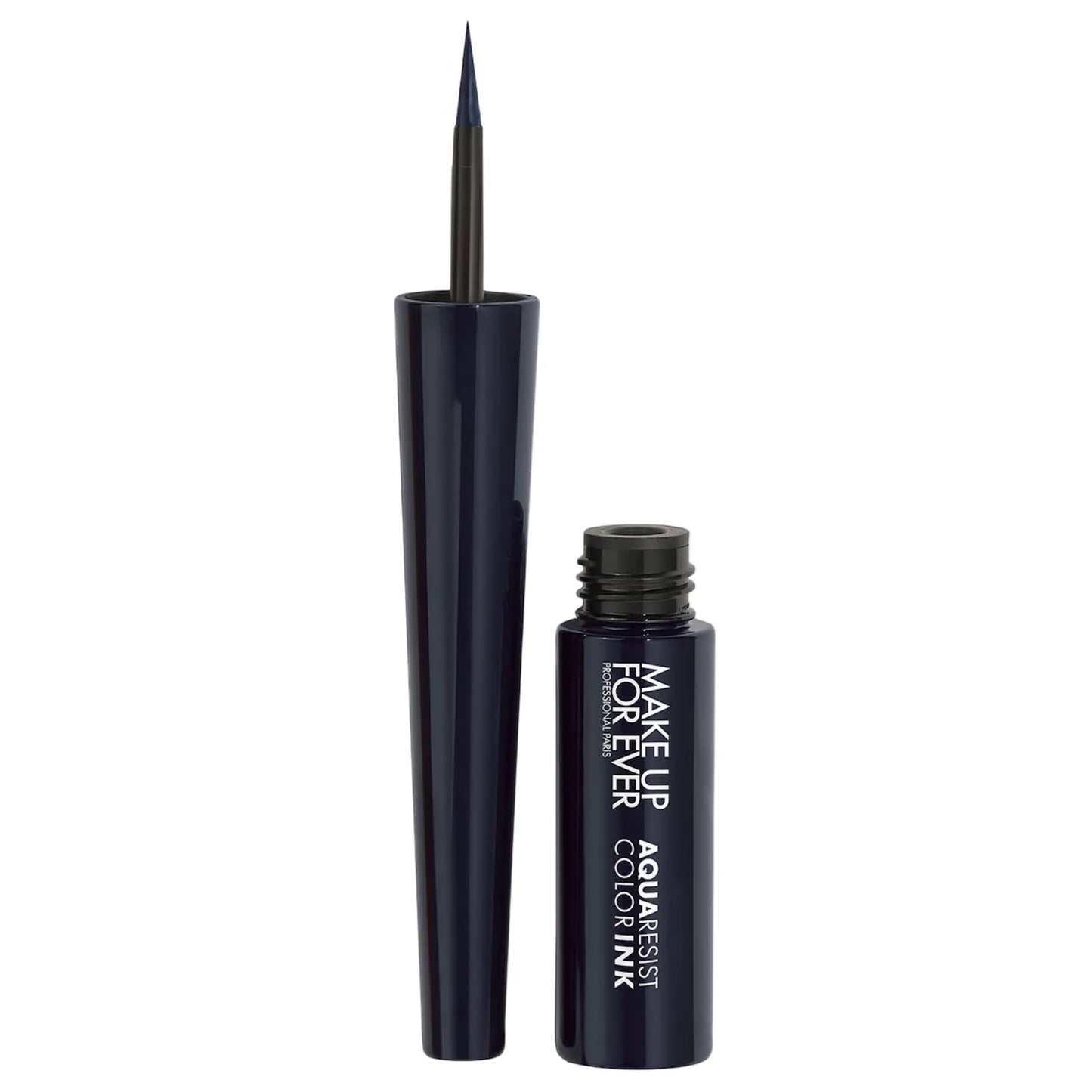 MAKE UP FOR EVER - Aqua Resist Color Ink 24HR Waterproof Liquid Eyeliner - MATTE MIDNIGHT