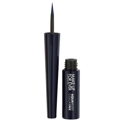 MAKE UP FOR EVER - Aqua Resist Color Ink 24HR Waterproof Liquid Eyeliner - MATTE MIDNIGHT