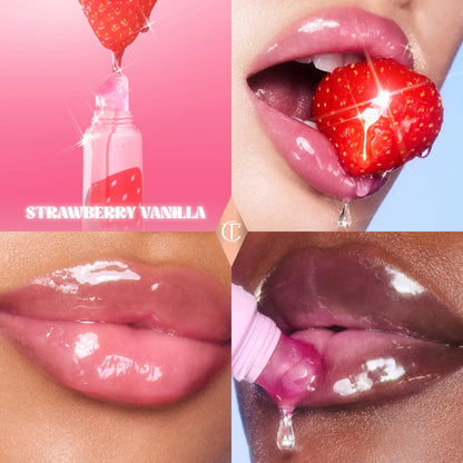 Charlotte Tilbury - Unreal Lips Healthy Glow Nectar Lip Oil - JUICYLICIOUS STRAWBERRY VANILLA