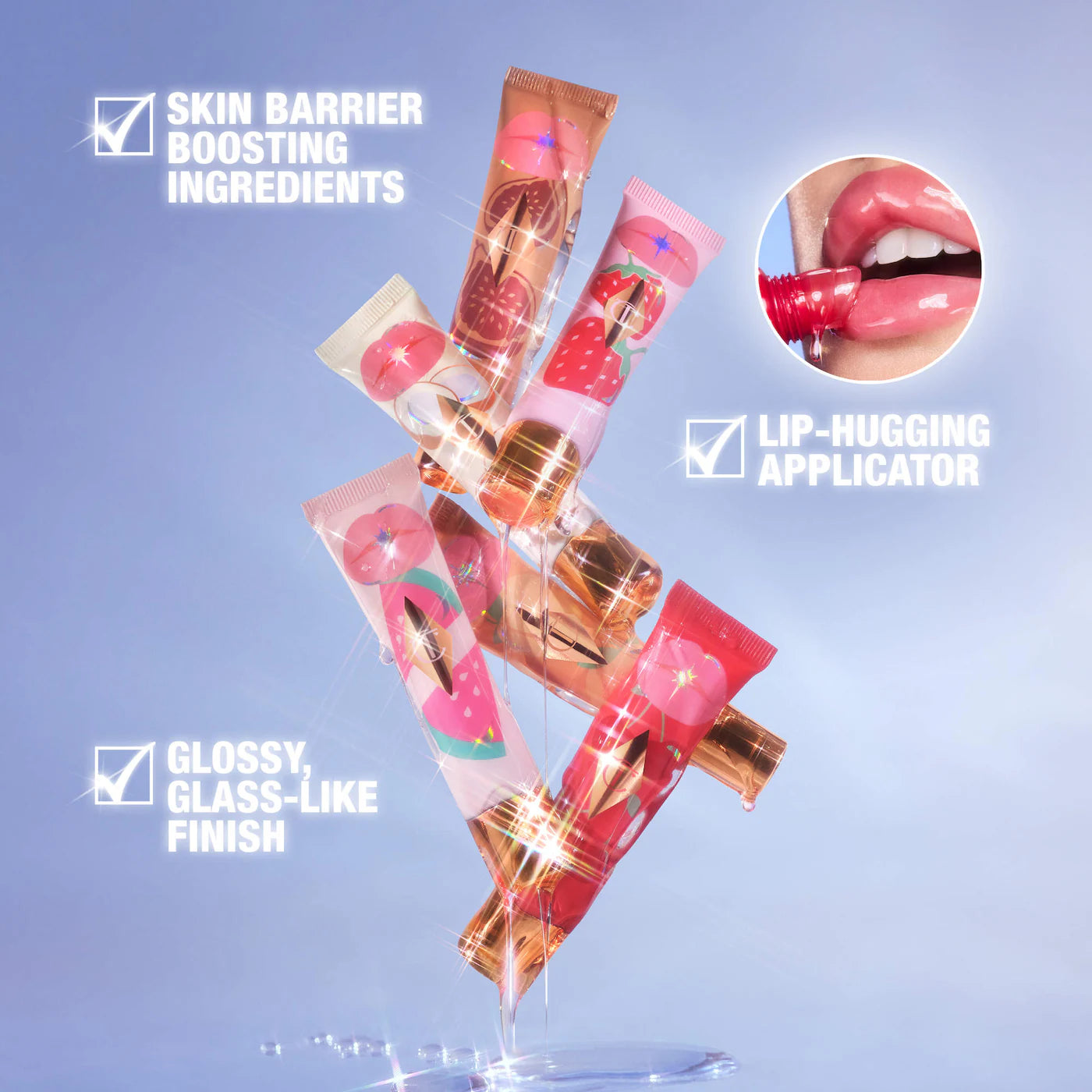 Charlotte Tilbury - Unreal Lips Healthy Glow Nectar Lip Oil - JUICYLICIOUS STRAWBERRY VANILLA