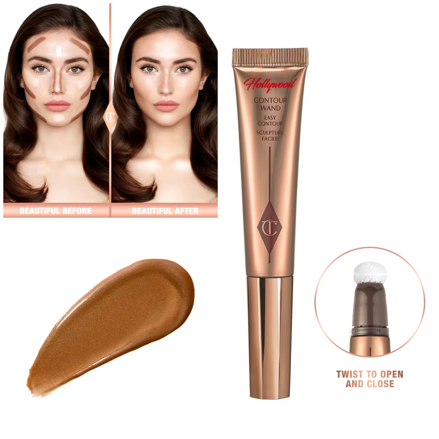 Charlotte Tilbury - Hollywood Contour Wand - MEDIUM/DARK