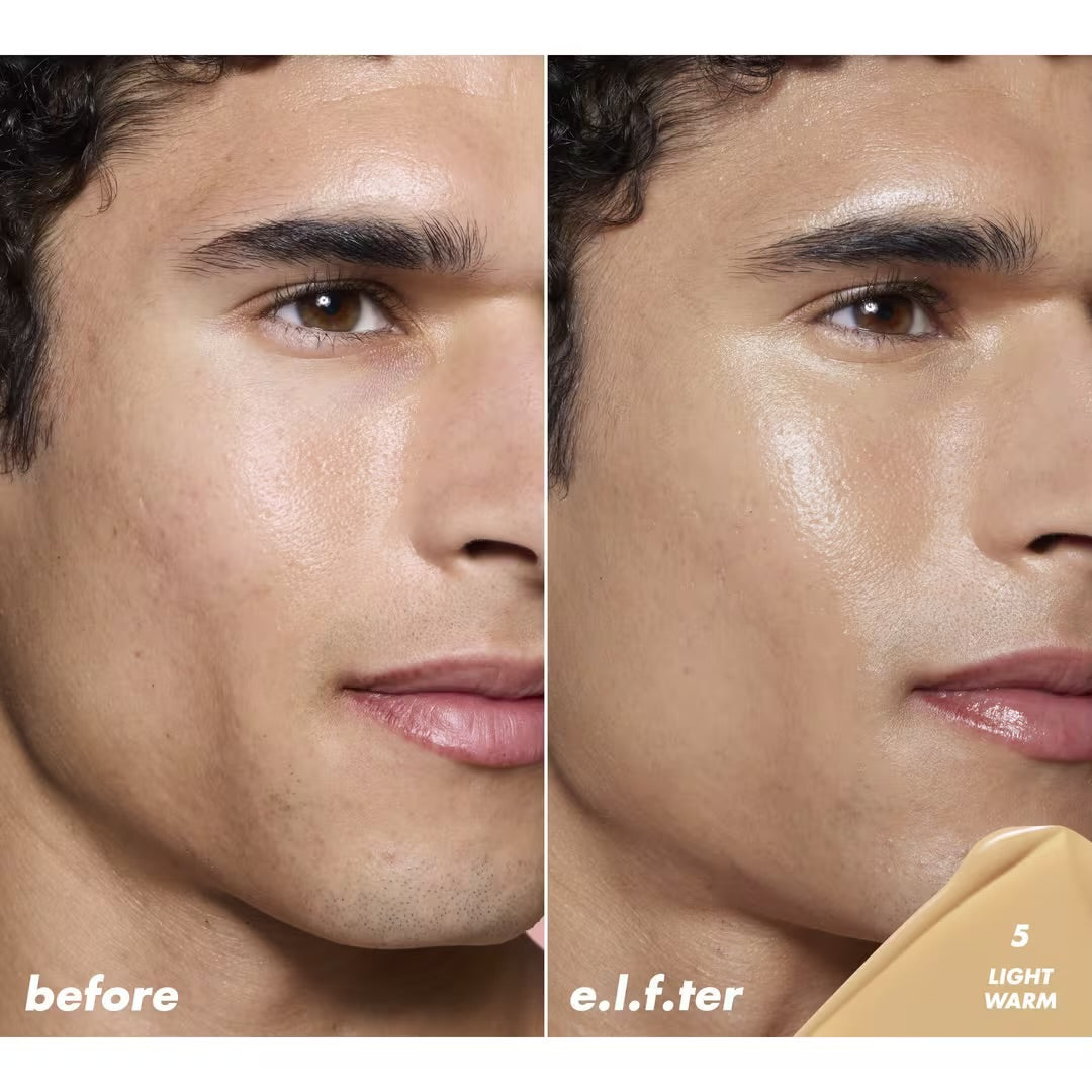 e.l.f. - Halo Glow Skin Tint Mineral SPF 50 - 5 LIGHT WARM