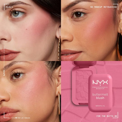 NYX Professional Makeup - Buttermelt Powder Blush - FOR THE BUTTA