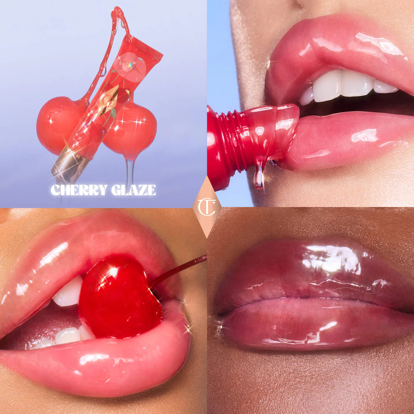 Charlotte Tilbury - Unreal Lips Healthy Glow Nectar Lip Oil - JUICYLICIOUS CHERRY GLAZE