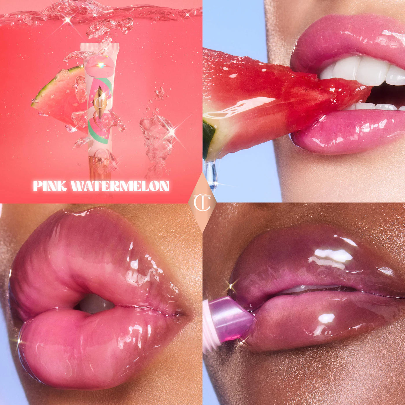 Charlotte Tilbury - Unreal Lips Healthy Glow Nectar Lip Oil - JUICYLICIOUS  PINK WATERMELON